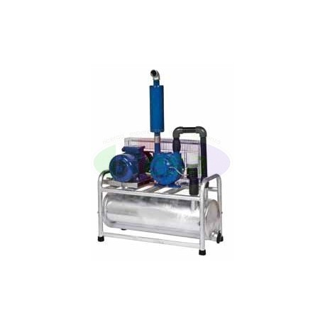 Pompa vd -750 completa su serbatoio 45 lt, 2,2 kw 380v-50 hz
