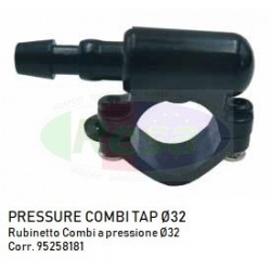 RUBINETTO COMBI A PRESSIONE Ø32