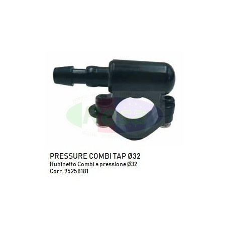 RUBINETTO COMBI A PRESSIONE Ø32
