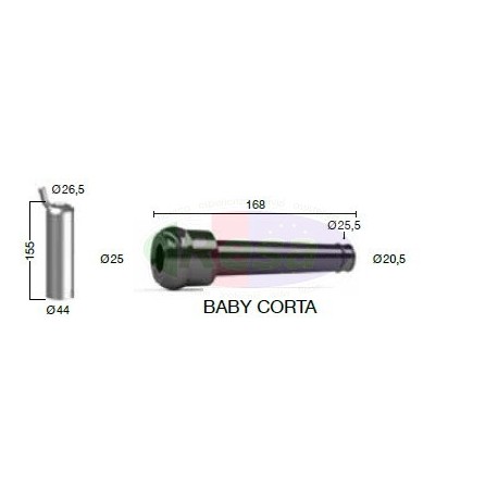 GUAINA BABY CORTA