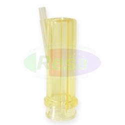 CANNELLO TRASPARENTE IN POLISUFONE PER GUAINE TRIANGOLARI