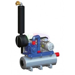 POMPA DEL VUOTO GPV 3300 SU SERBATOIO