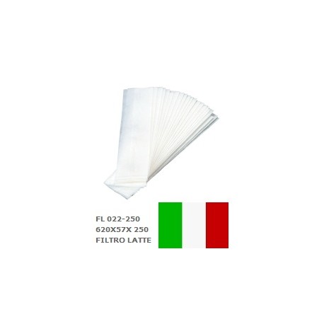 FL 022-250 620X57X 250 Filtro Latte cucito