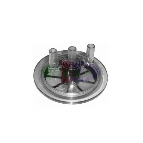 COPERCHIO TRASPARENTE CON TRE ATTACCHI PER BIDONE LATTE