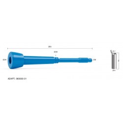 Guaina adatt. De Laval 960016-01 silicone
