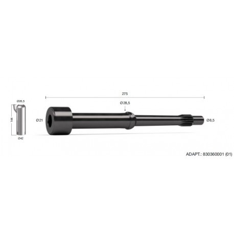 Guaina adatt. De Laval 830360001