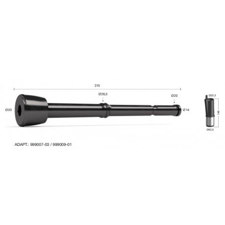 Guaina adatt. De Laval 999007-03 / 999009-01