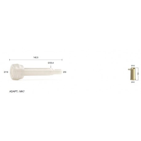 Guaina adatt. Gascoine Melotte MK7 silicone