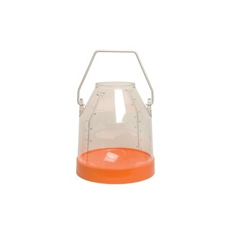 Secchio mungitura trasparente graduato 30 lt. arancione