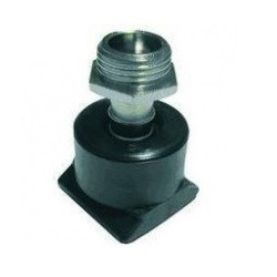 Attacco pulsatore standard con portagomma 1/2" maschio