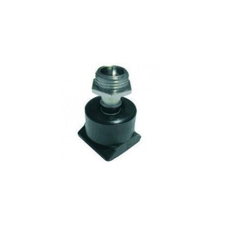 Attacco pulsatore standard con portagomma 1/2" maschio
