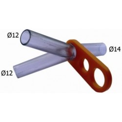 AM 21003 Forcella plastica a 2 vie