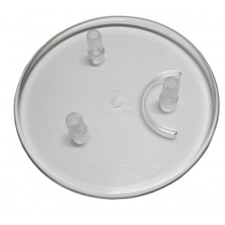 COPERCHIO TRASP. PER BIDONE 3 TUBI Ø17x12