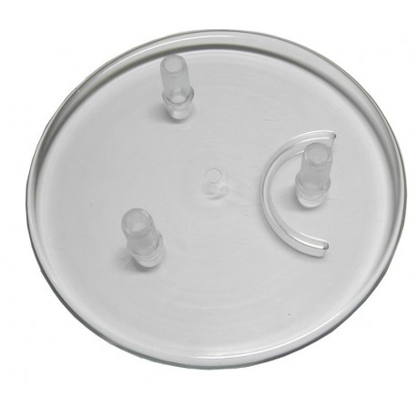 COPERCHIO TRASP. PER BIDONE 3 TUBI Ø17x12