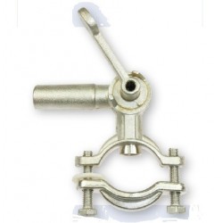 RUBINETTO CURVO CON FLANGIA 3/4"-1"