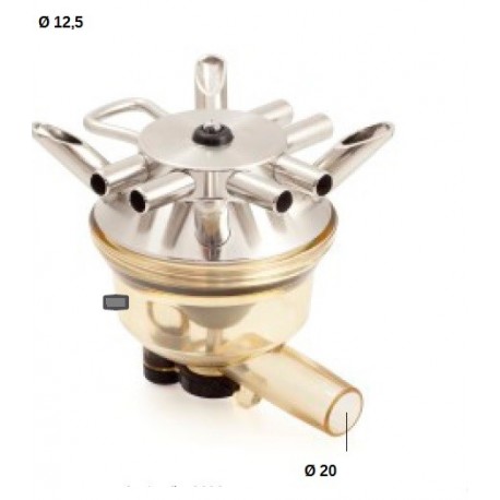 COLLETTORE INOX TIPO DELAVAL 160 CC.