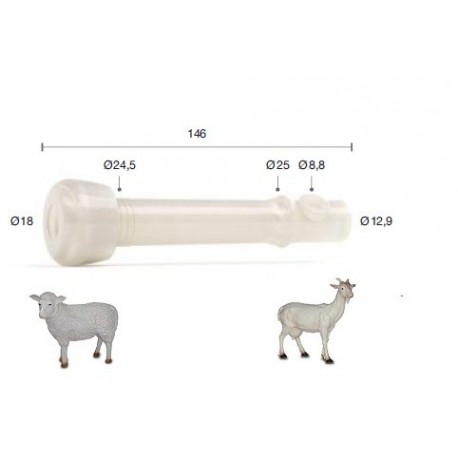 GA 10007-AL Guaina pecore Silicone Almatic