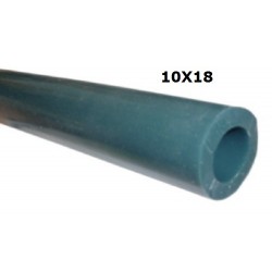 TUBO LATTE SILICONE VERDE 60° SHORE 10X18 ROTOLO 25 MT
