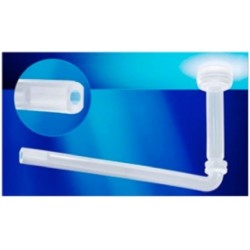 Guaina silicone curvata tipo FULLWOOD Foro: Ø 19,2 mm - Uscita 9