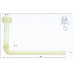 Guaina silicone curvata per capre