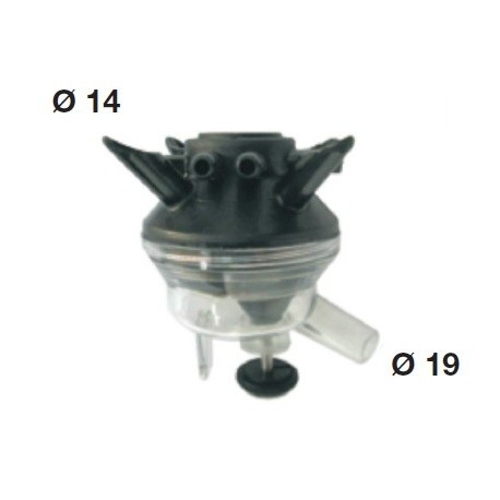 Collettore plastica tipo MANUS 90 cc.