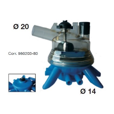 Collettore plastica Filetto DELAVAL Corr. 960203-80