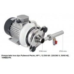 Pompa latte inox tipo Fullwood Packo, HP 1, 12.500 lt/h
