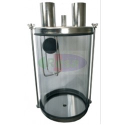 Vaso sanitario LT. 10 con due tubi Ø 40