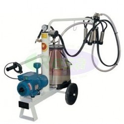 Carrello mungitura gruppo singolo per vacche