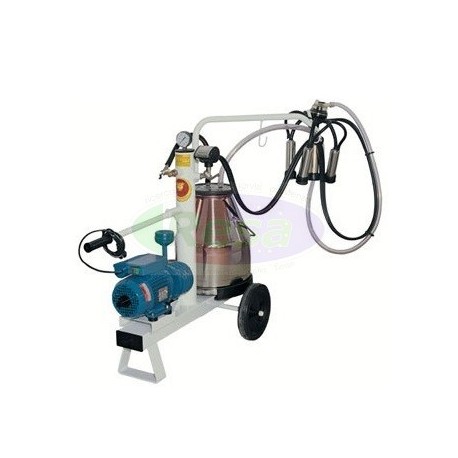 Carrello mungitura gruppo singolo per vacche