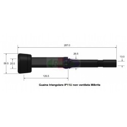 Guaina triangolare IP11U non ventilata Milkrite