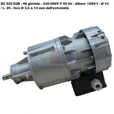 Motoriduttore Sirem R3 225 D2B - 48 giri/min