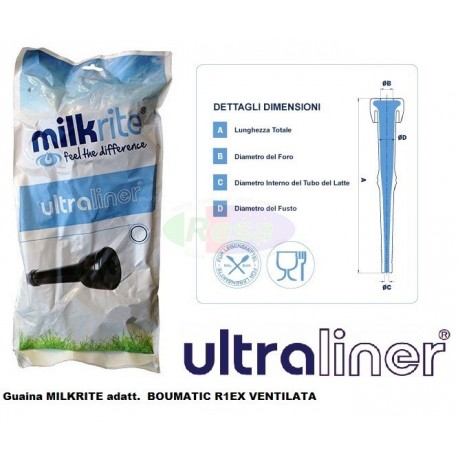Guaina MILKRITE adatt. BOUMATIC R1EX VENTILATA