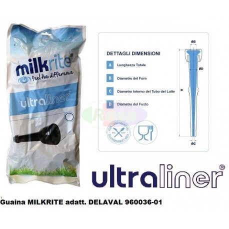 Guaina MILKRITE adatt. DELAVAL 960036-01